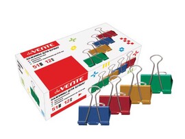 Зажим для бумаг "deVENTE" 51 мм, до 21.5 мм, цв. ассорти, к/к (кратно 12)