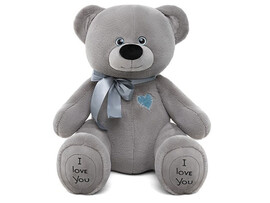 Медведь Фил 110 см серый доставка оптом в Донецк