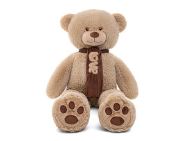 Медведь Филипп 130 см кофейный доставка оптом в Донецк