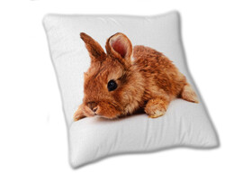 Подушка плюш "Малыш кролик" 30 см 01020 доставка оптом в Донецк