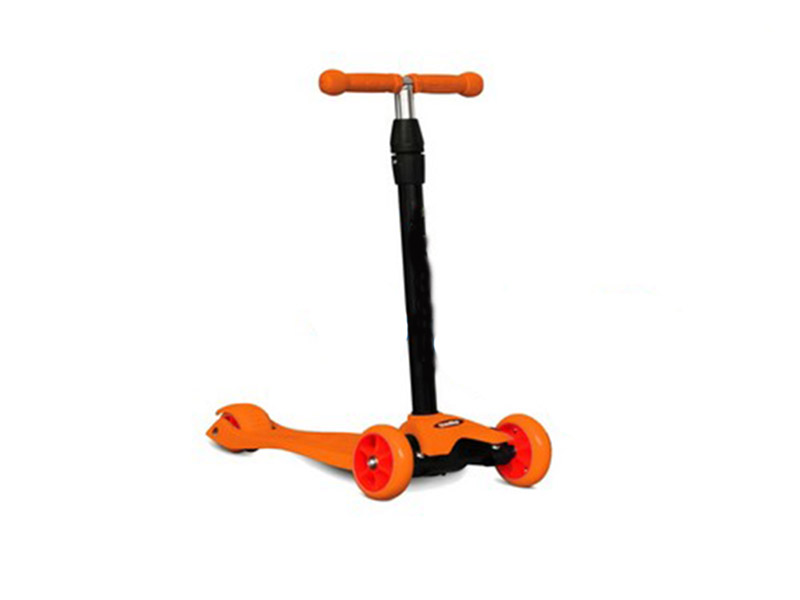 Самокат 3-х кол. Оранжевый, пер. колеса 11 см