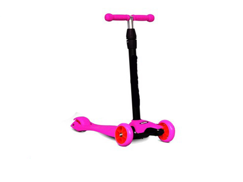 Самокат 3-х кол. Розовый, пер. колеса 11 см