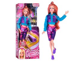 Кукла "София Спорт" 29 см, шарнир., аксесс., в кор. Карапуз