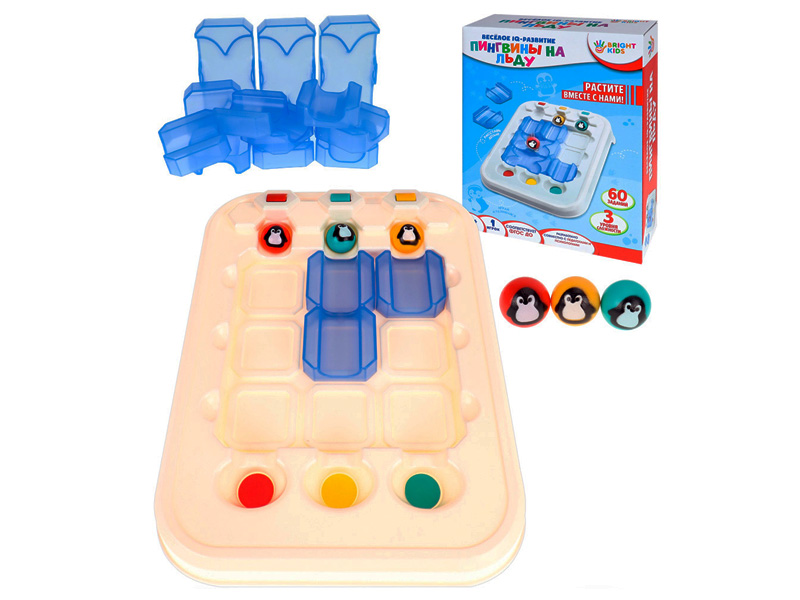 Донецк игрушка оптом Головоломка «Веселое IQ. Пингвины на льду» ИК-8710