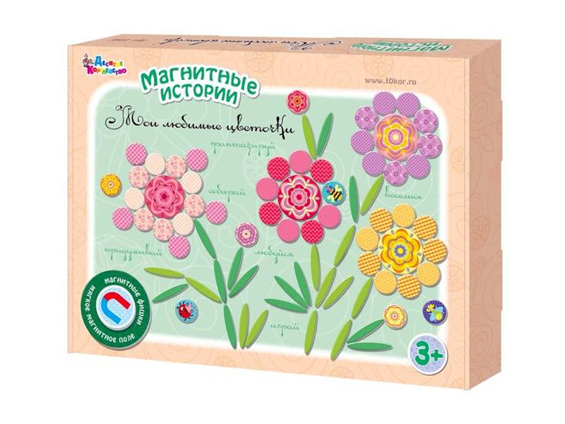 Донецк игрушка оптом Игра магнитная "Мои любимые цветочки" 01914
