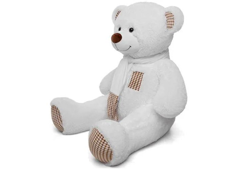 Мягкая игр. Медведь Тоффи 150 см, белый. МТоф/80/31
