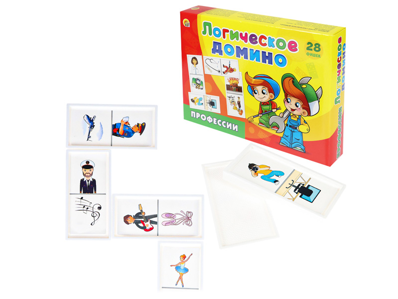 Донецк игрушка оптом Логическое домино «Профессии» ИД-5427