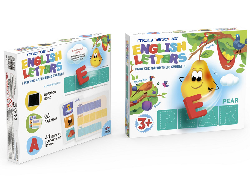 Донецк игрушка оптом Обучающая магнитная игра "Английский язык"