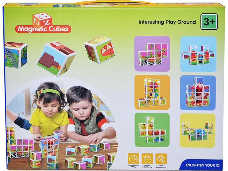 Донецк игрушка оптом Магнитные кубики 10 дет.