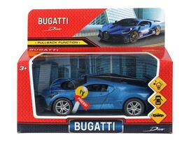 Машина металл. Bugatti Divo 14.9 см, свет, звук, дв., инерц., спойлер. Технопарк