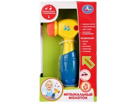 Музык. игр. "Молоток" 16 см, песня, стих, свет, в кор. B889423-R
