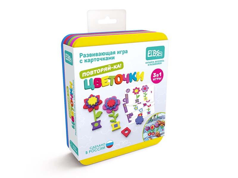 Донецк игрушка оптом Развивающая игра с карточками "Повторяй-ка" 07-001