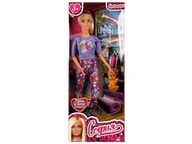 Кукла "София с собачкой" 29 см, шарнир., аксесс., в кор. Карапуз