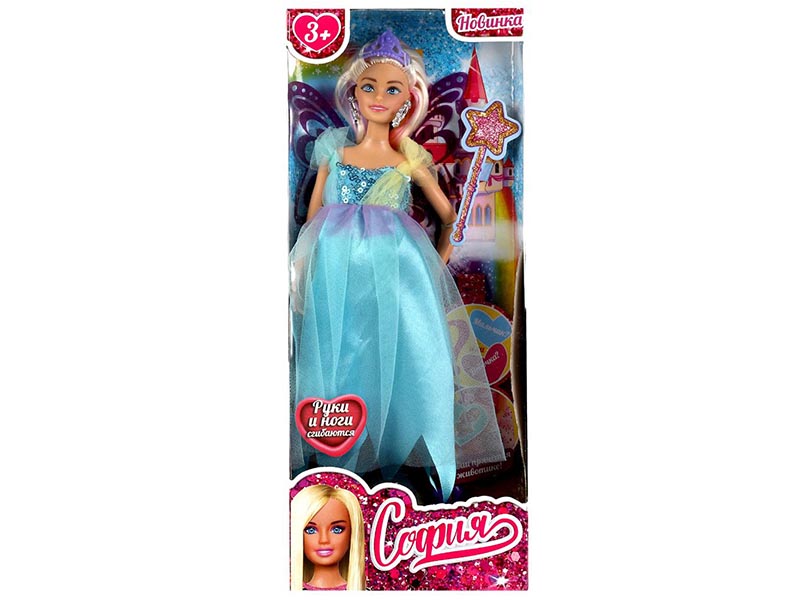 Кукла "София беременная" 29 см, малыш, шарнир., аксесс., в кор. Карапуз