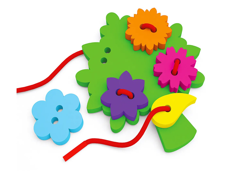 Донецк игрушка оптом Шнуровка изолон "Букет"