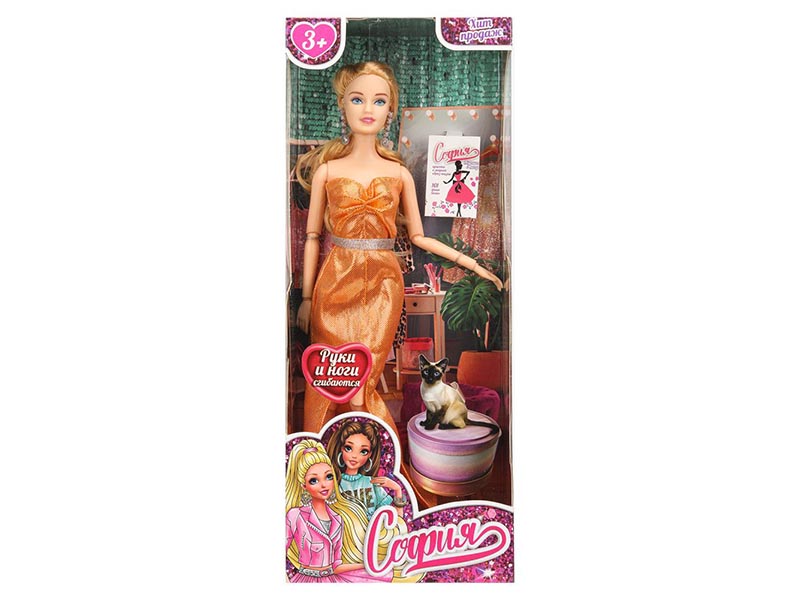 Кукла "София" 29 см, шарнир., в кор. Карапуз. BF6-S-JP