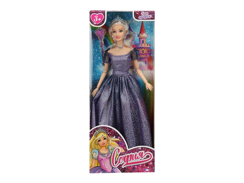 Кукла "София Принцесса" 29 см, шарнир., аксесс., в кор. Карапуз