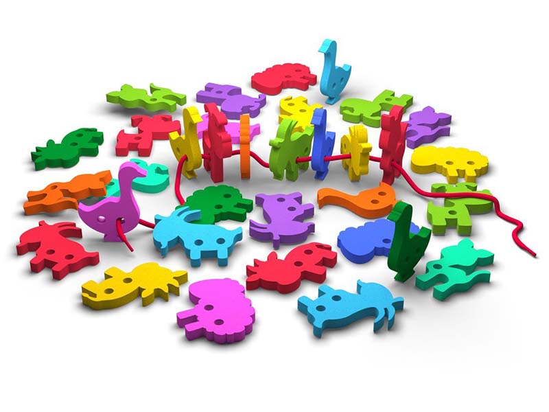 Донецк игрушка оптом Шнуровка-россыпь "Ферма"