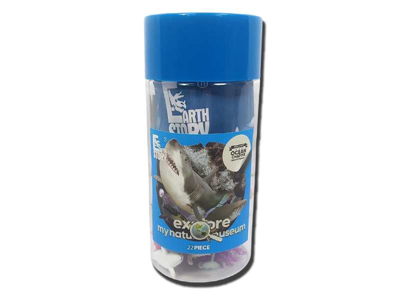 Донецк игрушка оптом Набор морских обитателей 22 шт в банке