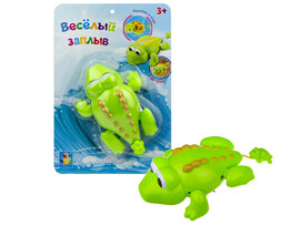 Заводной крокодил 14 см на планшете доставка оптом в Донецк