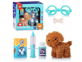Щенок с набором доктора 6 предметов 24*22*8 см в кор. 832-188 доставка оптом в Донецк