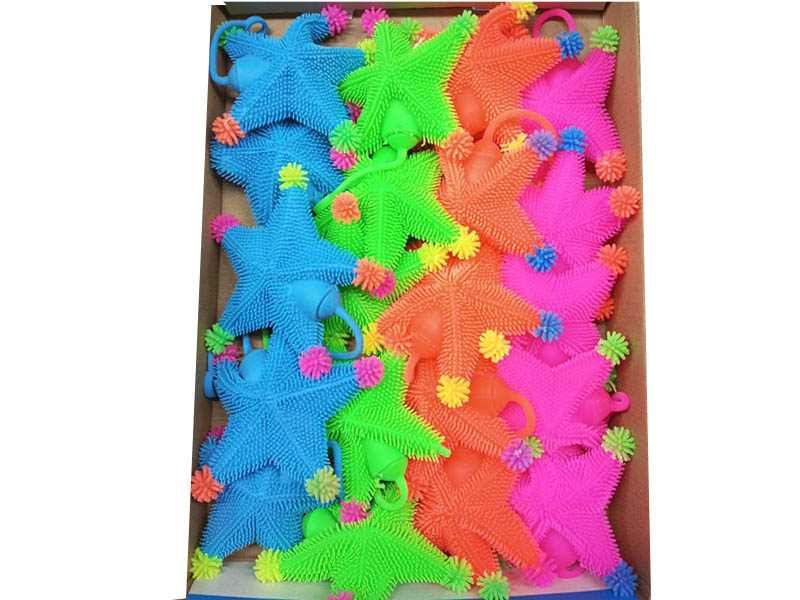 Звезда на резинке 12х12см