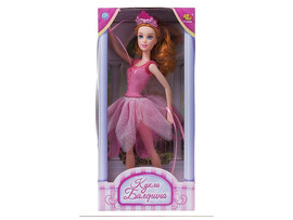 Кукла "Балерина в розовой юбке-лепесток" 30 см в кор. PT-00440/w(3)
