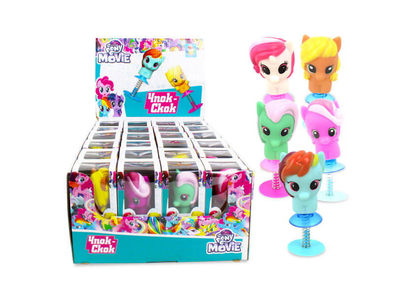 Донецк игрушка оптом Игрушка-прыгун «Чпок-Скок. My Little Pony» 12*5*5 см в кор. (24шт/уп)