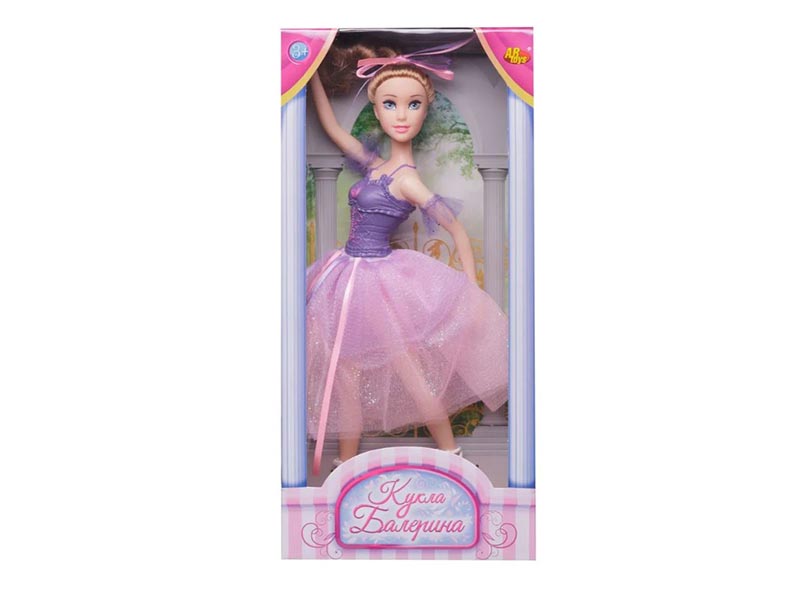 Кукла "Балерина в фиолетовой юбке" 30 см, в кор. PT-00440/w(5)