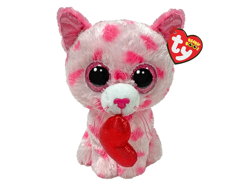 Донецк игрушка оптом Игрушка мягконабивная кошка с сердечком СВИТ 15 см