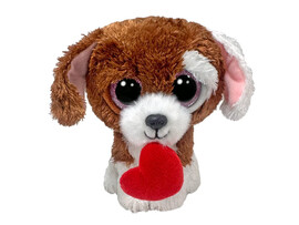 Игрушка мягконабивная собака с сердечком КАДЛЕС 15 см доставка оптом в Донецк