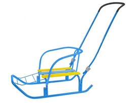 Санки детские "Ветерок 7" голубые