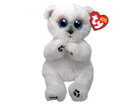 Игрушка мягконабивная белый медведь ВУЗЗИ 15 см доставка оптом в Донецк