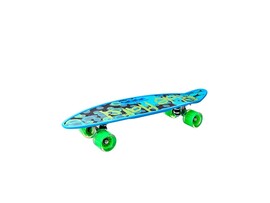Пенниборд с ручкой пластик 58х16 см (колеса PU, свет) до 60 кг SL-AS-2 доставка оптом в Донецк