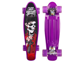 Пенниборд 54*14 см "Скорость-2" (пласт., основа аллюм., колеса ПУ 60 мм, свет) H1901/2 доставка оптом в Донецк