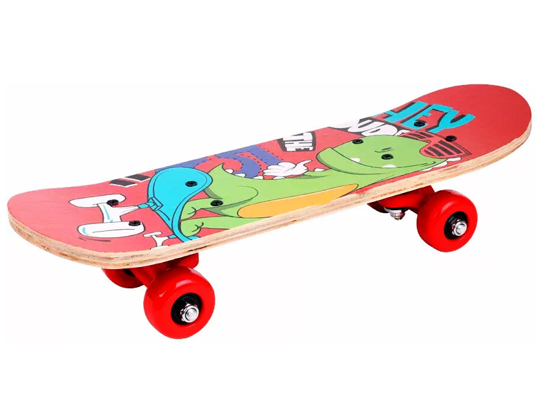 Донецк игрушка оптом Скейтборд 43*13 см (дерев., колеса ПВХ, свет) WX-601-3