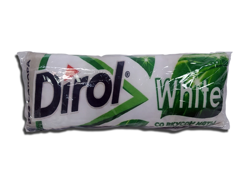 Донецк игрушка оптом Подушка-игрушка Жвачка зеленая 53х20 см VPD-016