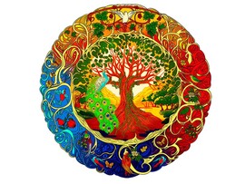 Пазлы деревянные «Изобилие» 300 деталей D=37 см доставка оптом в Донецк