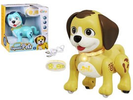 Интерактивная Собака на р/у 20 см (свет, звук, ходит, сидит, танцует) в кор. Y22773211 доставка оптом в Донецк