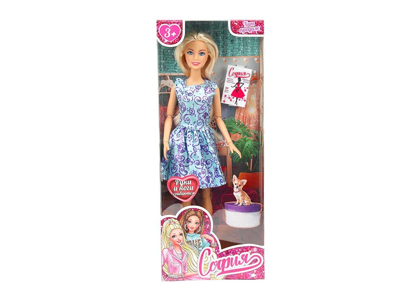 Донецк игрушка оптом Кукла шарнирная "София" 29 см в кор. 66001-C82-S-BB