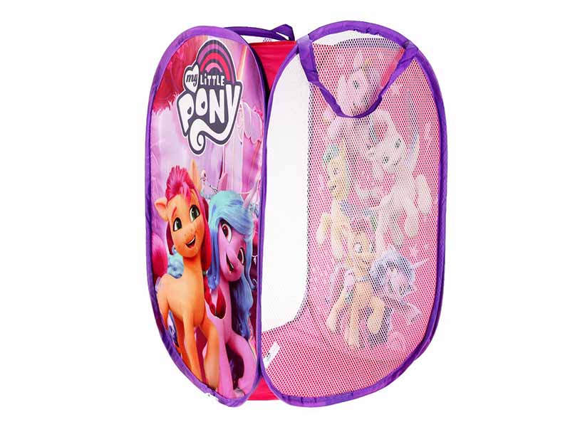 Донецк игрушка оптом Корзина для игрушек "Мой маленький пони" 36*58 см LB-MLP-2