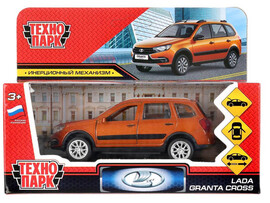 Технопарк. Машина «LADA GRANTA CROSS» металл. инерц. 12 см (открыв. двери, багажник) золотой доставка оптом в Донецк