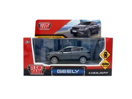 Технопарк. Машина «Geely Coolray» металл. инерц. 10,5 см (открыв. двери, багажник) серый доставка оптом в Донецк