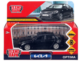Технопарк. Машина «KIA OPTIMA» металл. инерц. 12 см (открыв. двери, багажник) черный доставка оптом в Донецк