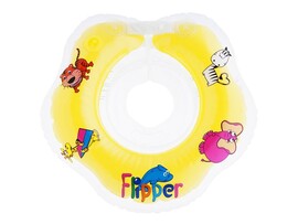 Круг на шею для купания малышей Flipper желтый доставка оптом в Донецк