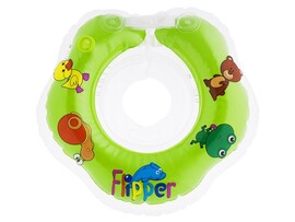 Круг на шею для купания малышей Flipper зеленый доставка оптом в Донецк