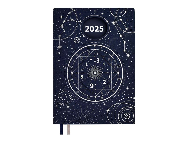 Донецк игрушка оптом Ежедневник дат. А5 176 л "Нумерологический 2025" (кожзам, тиснение)