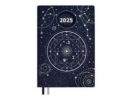 Ежедневник дат. А5 176 л "Нумерологический 2025" (кожзам, тиснение) доставка оптом в Донецк