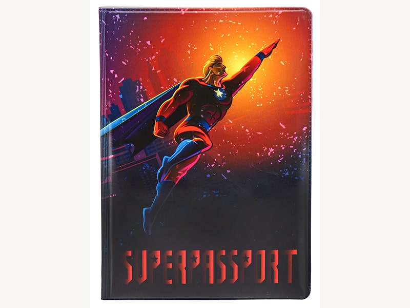 Донецк игрушка оптом Обложка для паспорта "Superpassport" (ПВХ) ОП-4171