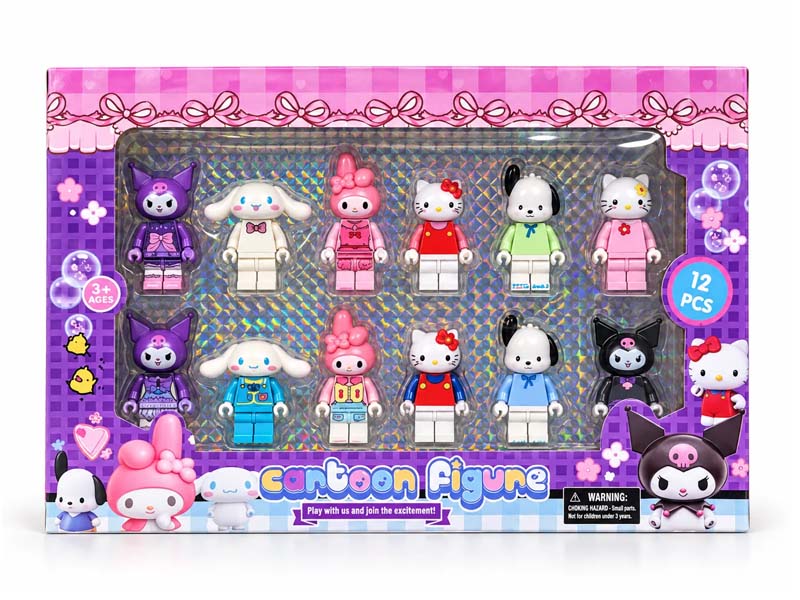 Донецк игрушка оптом Набор фигурок «КИТТИ» 12 шт 25*18 см в кор. 22658